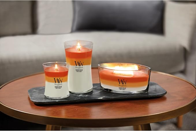WoodWick Pumpkin Gourmand Trilogy Holiday Candle Gifts - Image 4