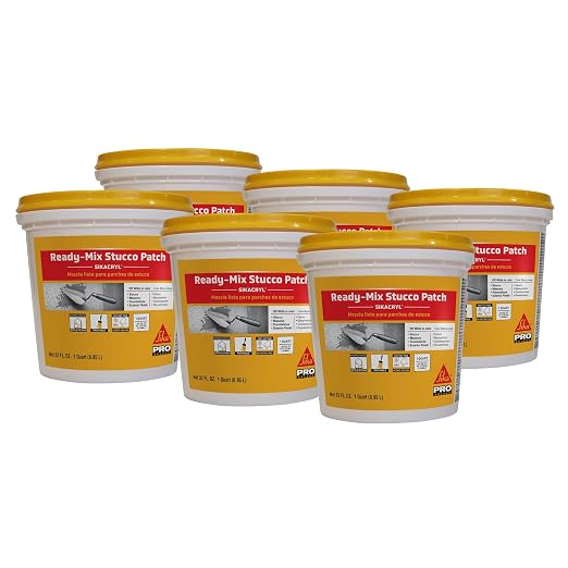 SIKA Sikacryl Stucco Repair, Ready-Mix Stucco Patch by SIKAUSA