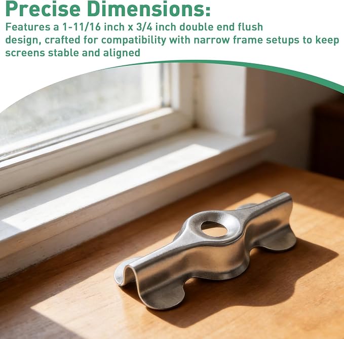 Double Wing Flush Clip, for Prime-Line PL14843 Window Screen Clips | 1-11/16 x - Image 5