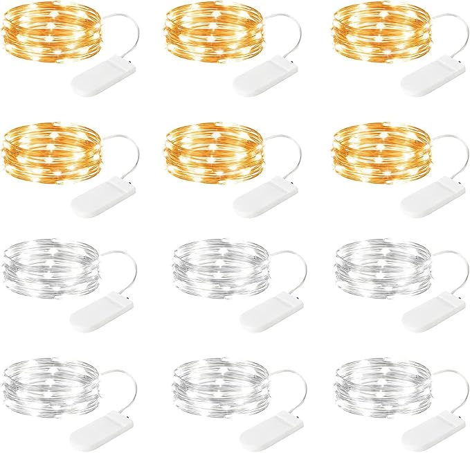 Brightown 12 Pack Battery Operated LED Fairy Lights by Brightown