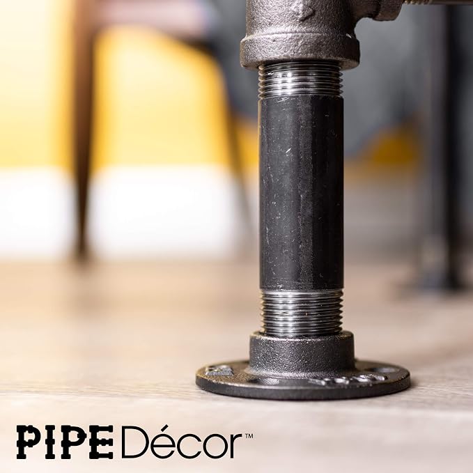 PIPE DECOR Mini Floor Flange Fitting, 3/4 Inch, and Standard 3/4 Inch Plumbing - Image 8