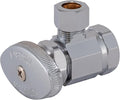 Eastman 3/8 Inch OD Compression x 1/2 Inch FIP Compression Multi-Turn Angle by Eastman