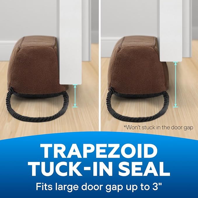 Comfyanno 36” Weighted Under Door Draft Stopper, 2.2lb Door Wind Blocker | Fits - Image 6