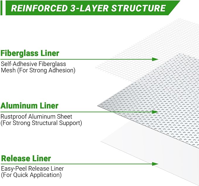 12 x 12 Inch Drywall Repair Kit – 4 Pcs Large Drywall Patch - Image 3