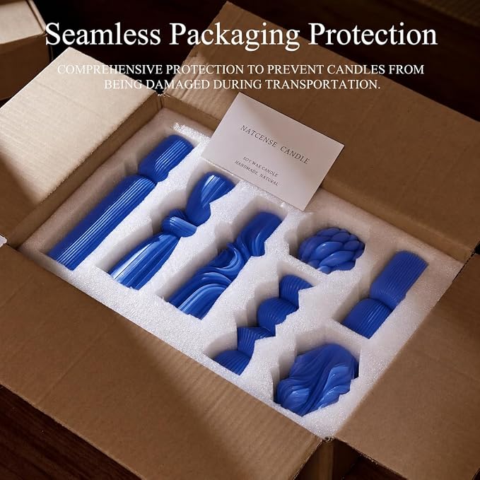 7-Pack Pillar Candles - Image 3