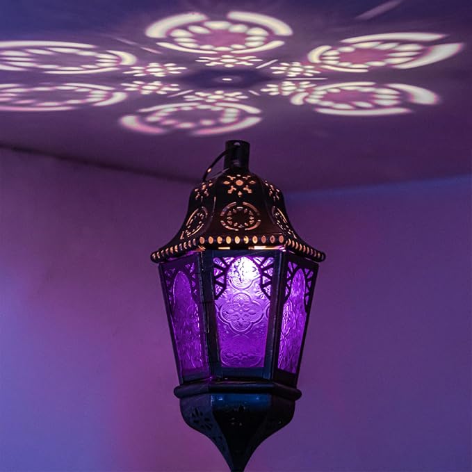 Moroccan Decorations Indoor, 13.6’’ Lantern Decorative Outdoor, Halloween Style - Image 7