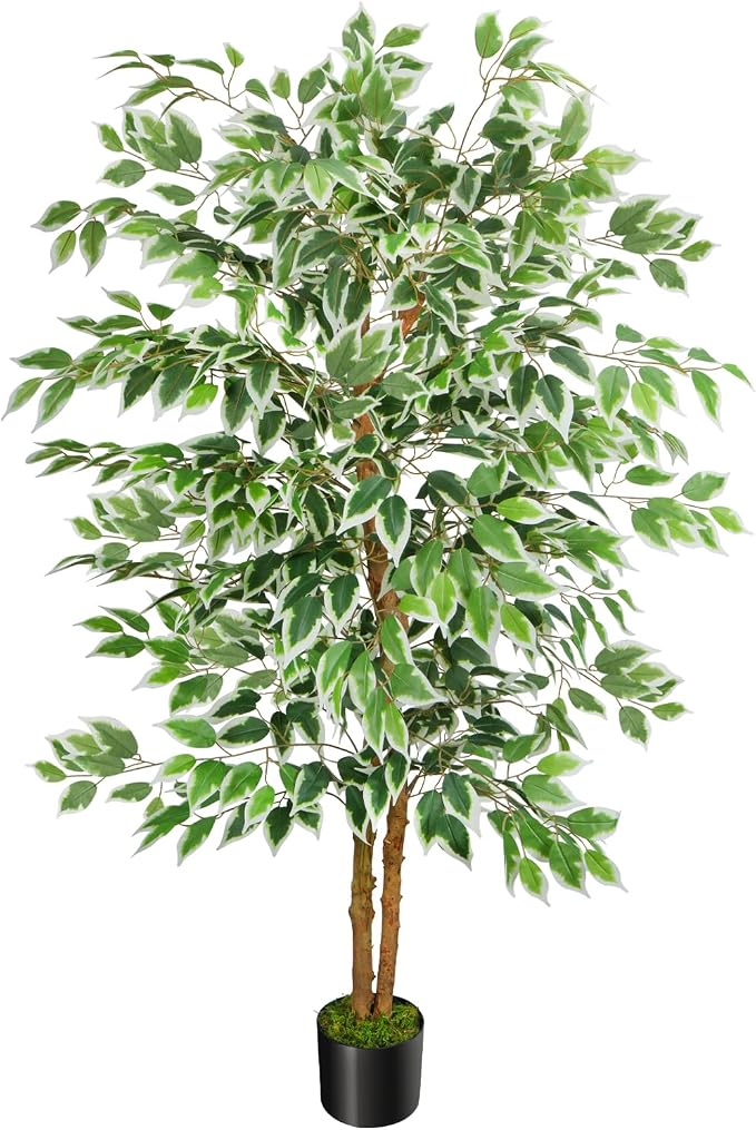 GTIDEA 5ft Ficus Tree Artificial, Tall Fake Tree by GTIDEA