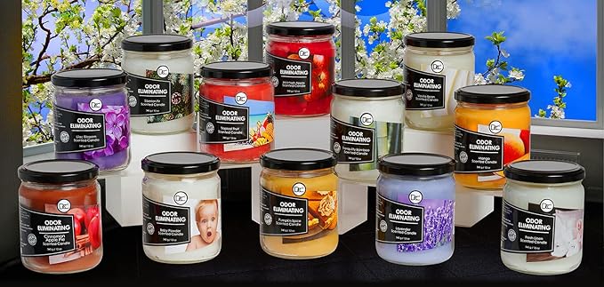 Vanilla Two Pack Odor Eliminating Highly Fragranced Candle - Image 7