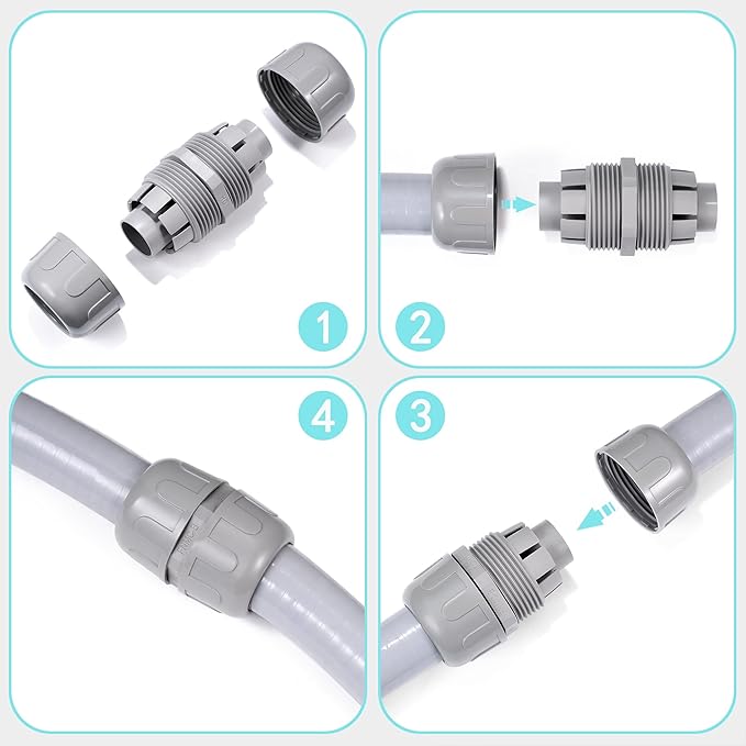 NPT 1-1/2 Double Conduit Liquid-Tight Connector Straight | Extend Repair - Image 4