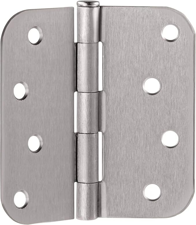 Design House Interior Door Hinge, Satin Nickel | 5/8" Radius, Traditional - Image 4