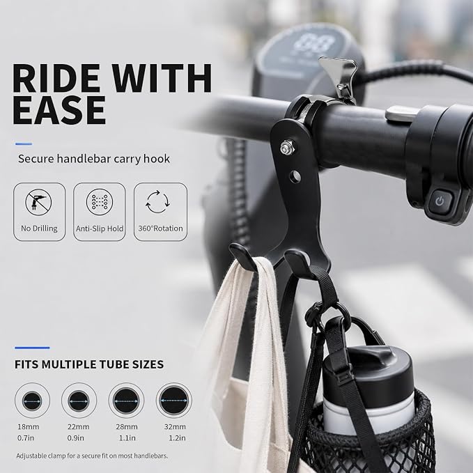Stainless Steel Adjustable Double Tube Hook - Image 2
