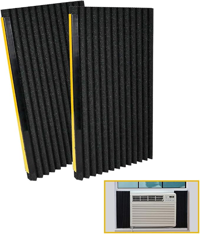 Window Air Conditioner Foam Insulation Panels, AC Side Insulating Panel Kit by LBGProducts