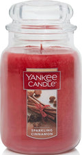 Yankee Candle Sparkling Cinnamon Scented Classic 22oz Large Jar Single Wick by Unknown