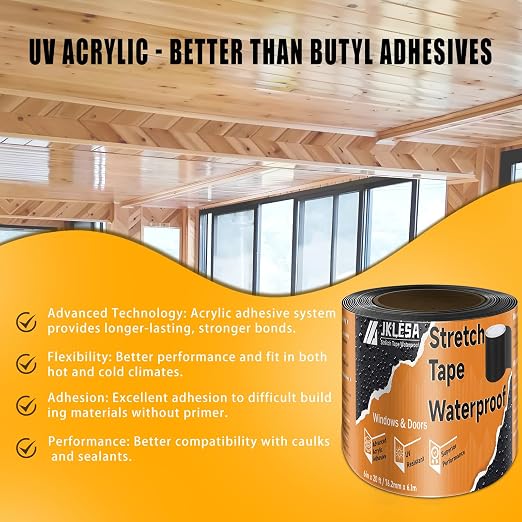 Stretch Tape for Windows & Doors, Weather Window Tape - Image 8