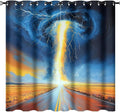 Gothic Tornado Clouds Road Blackout Curtains by StyleYourHomeLoveYourSpace