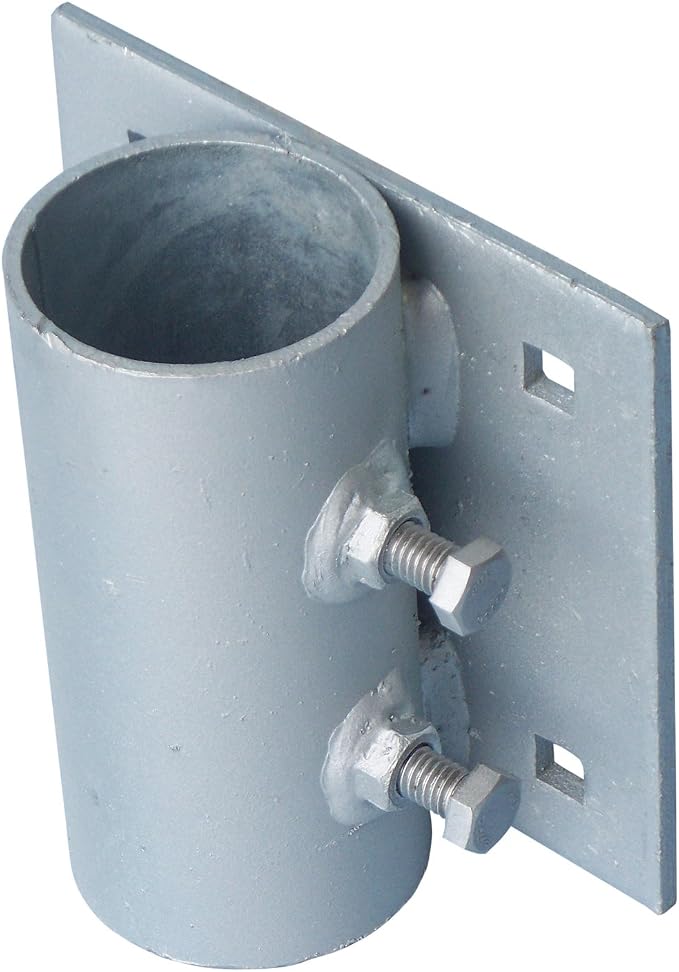 Dock Edge Stationary Dock Heavy Duty Side Leg Pipe Holder, Galvanized by Dock+Edge