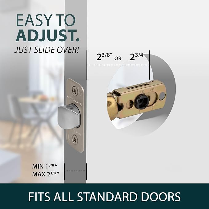Privacy Round Latch Satin Nickel - Image 4