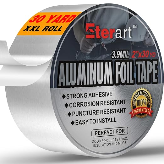 ETERART Aluminum Foil Duct Tape, High-Temp Seal by Eterart