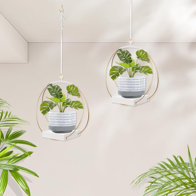 hismocal 2 Pack Hanging Planter Holder - Image 5