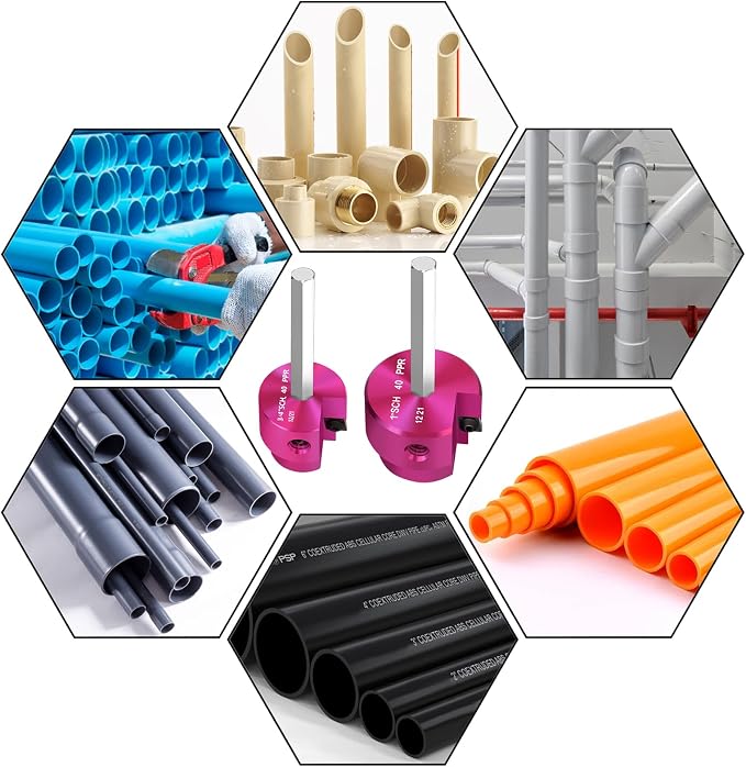 PVC Pipe Reamer 3/4 Inch & 1 Inch PVC Fitting Saver | ABS Socket Saver Plastic - Image 6