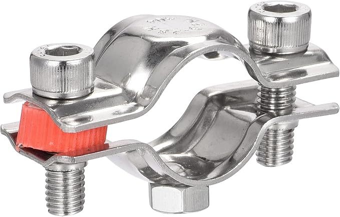 uxcell Wall Ceiling Mount Pipe Supports, 304 Stainless Steel Adjustable Pipe - Image 5