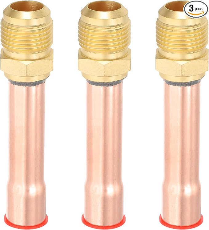 uxcell 5/8" SAE 45 Degree Brass Pipe Fitting by uxcell