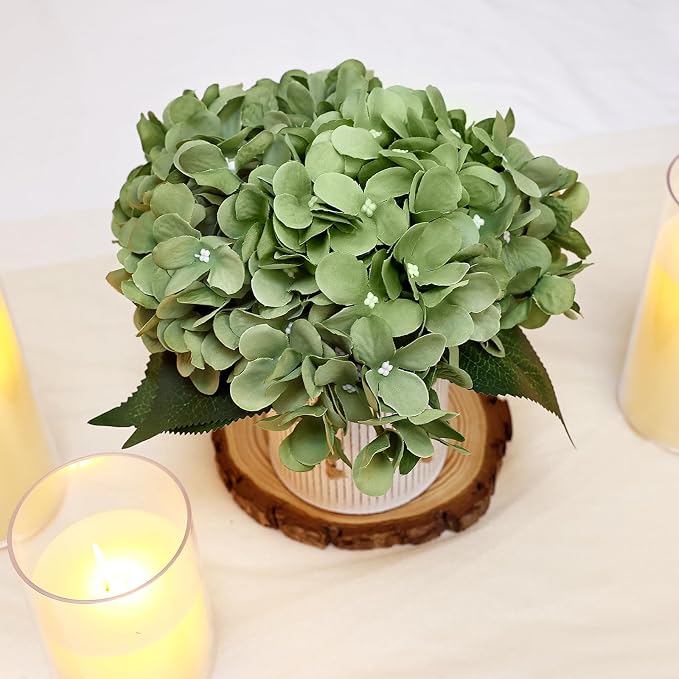 Sage Green Flower Table Centerpieces - Image 6