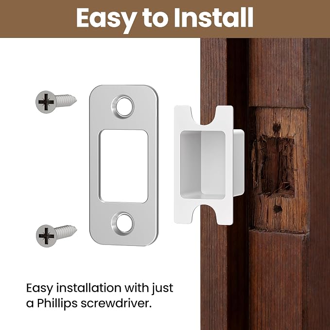 Deadbolt Strike Plate Door Backplate - Image 6
