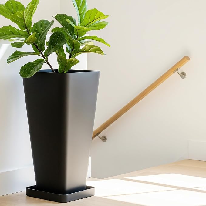 Worth Garden Large 28 in.Tall Planters Set of 2 - Image 3