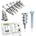 50Pcs Metal Self Drilling Drywall Anchors Heavy Duty by ansoon