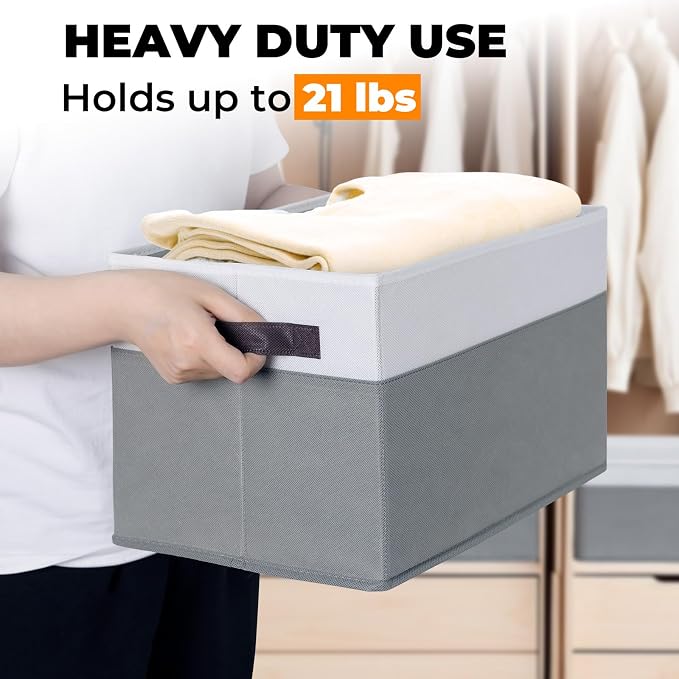 8 Pack Closet Storage Bins - Image 4
