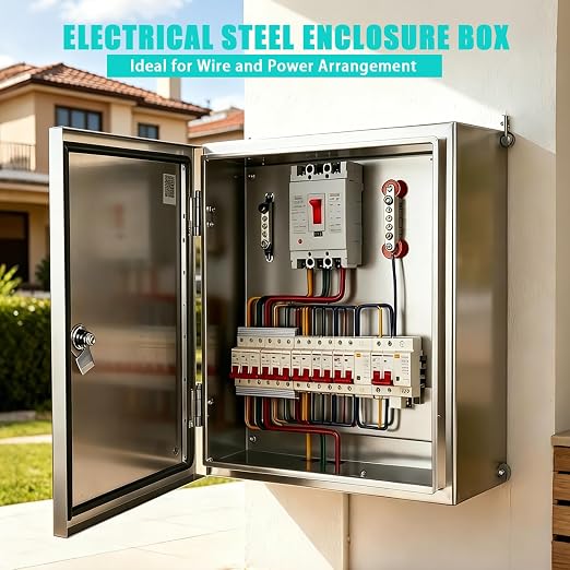 Yongchen Electrical Enclosure 12x10x6 Inch 304 Stainless Steel Enclosure IP66 - Image 6