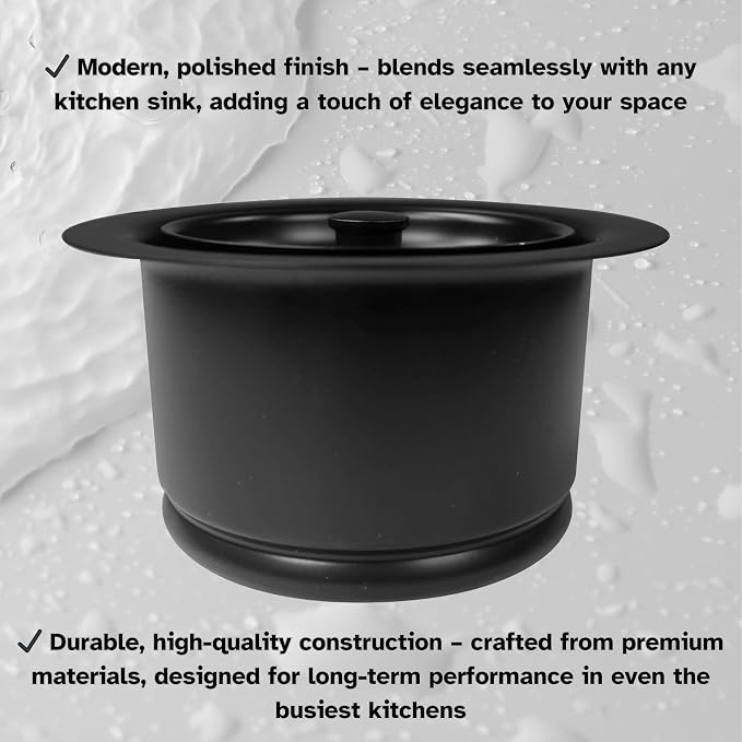 Westbrass D2082S-62 3-1/2" Extra-Deep Collar Kitchen Sink Waste Disposal Flange - Image 10