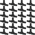 25pcs 1/2" Poly PPSU Barb Crimp PEX Tee Fittings, No Lead | by PXZBLG
