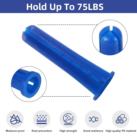 VGBUY 180PCS Conical Concrete Anchors and Screws Assortment Kit, - Image 3