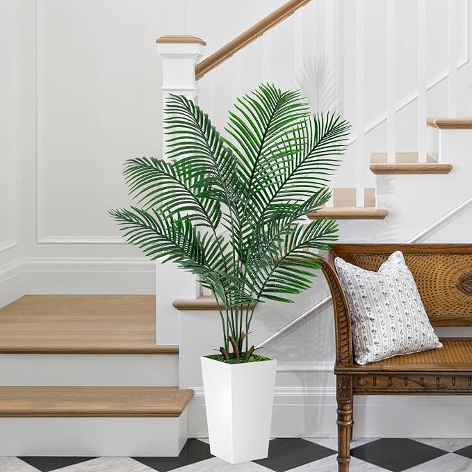 VIVATREES Palm Tree 5FT Artificial, 60in Tall Faux Palm Tree - Image 6