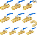 1" Ball Valves, 10 Pack Push Fit Shut Off Valves by Unknown