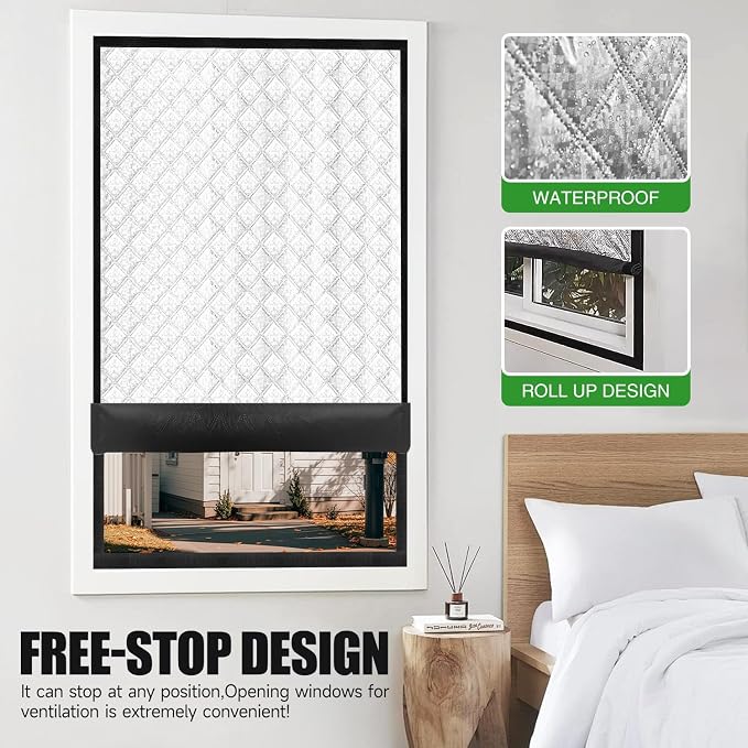 Insulated Window Cover, Sunmoxia Upgraded Oxford Cloth Waterproof Thermal - Image 2