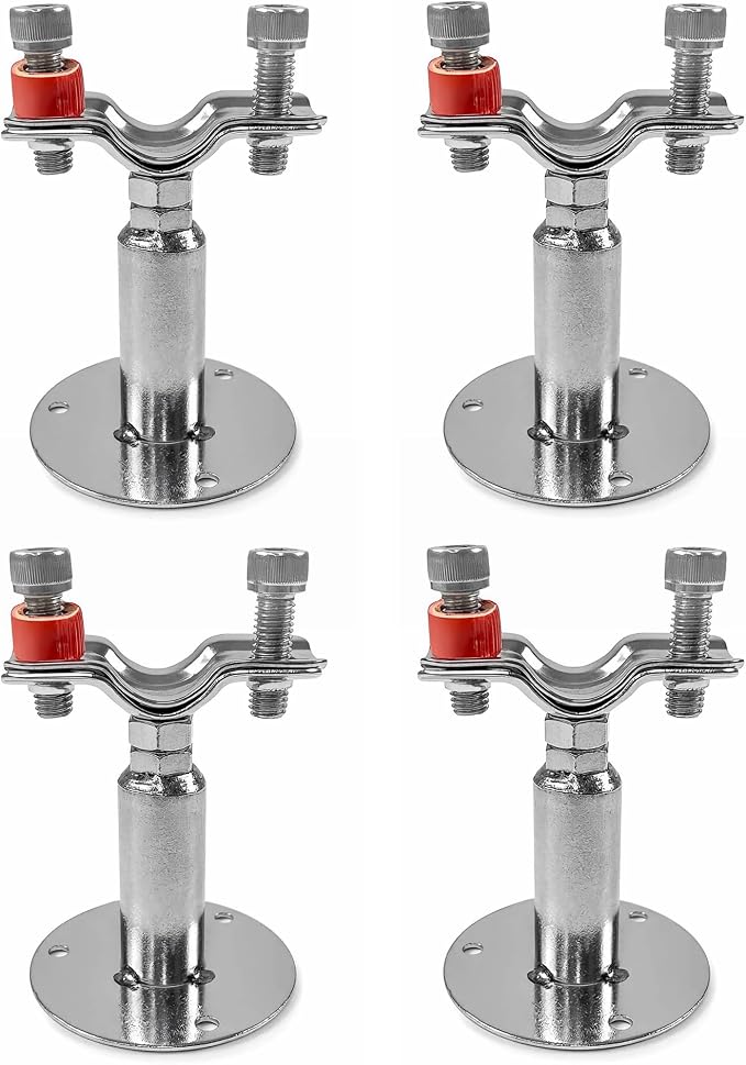QWORK Adjustable Stainless Steel Pipe Support Bracket Kit - Image 7