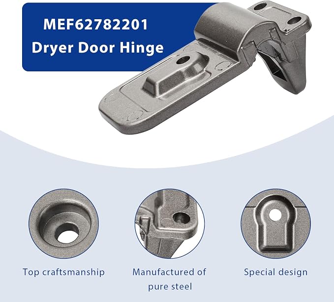 MEF62782201 Dryer Door Hinge Compatible - Image 3