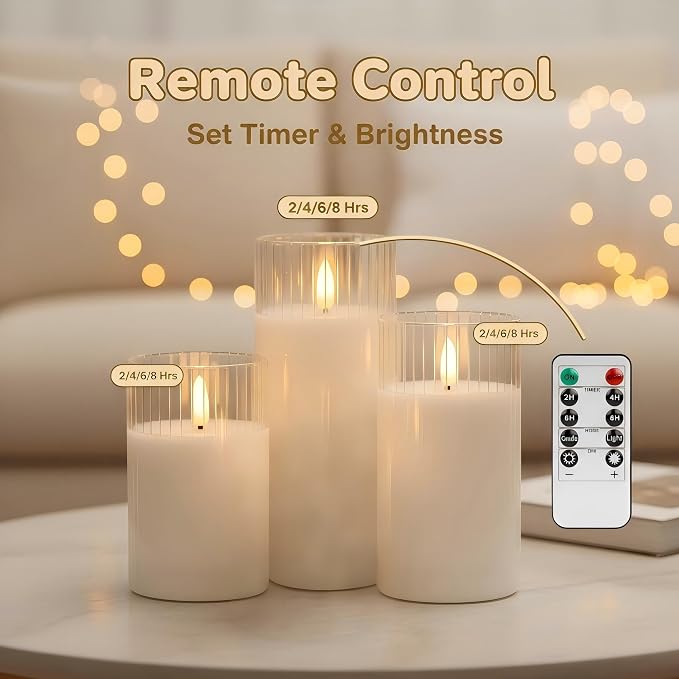 ANGELLOONG Flickering Flameless Candles - Image 8