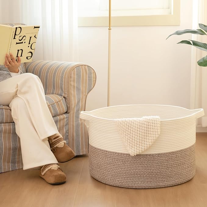 OIAHOMY 90L XXXLarge Blanket Basket - Image 7