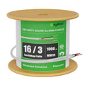 Syston 16/3 Fire Alarm Control Cable, Stranded Copper, CMP Shielded, 1000FT | by SystonCableTechnology