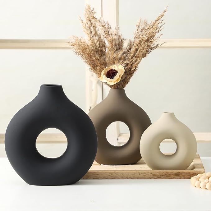 Vanselia Ceramic Vase Home Table Decor - Image 7