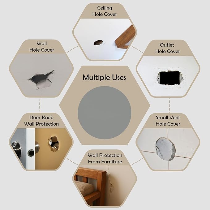 Rubber Bond Self-Adhesive Rubber Wall Outlet Cover Plate 2 Pack - Image 4