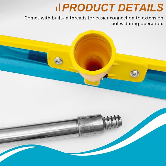 Self Leveling Cement Tool Kit, Notched Squeegee - Image 4