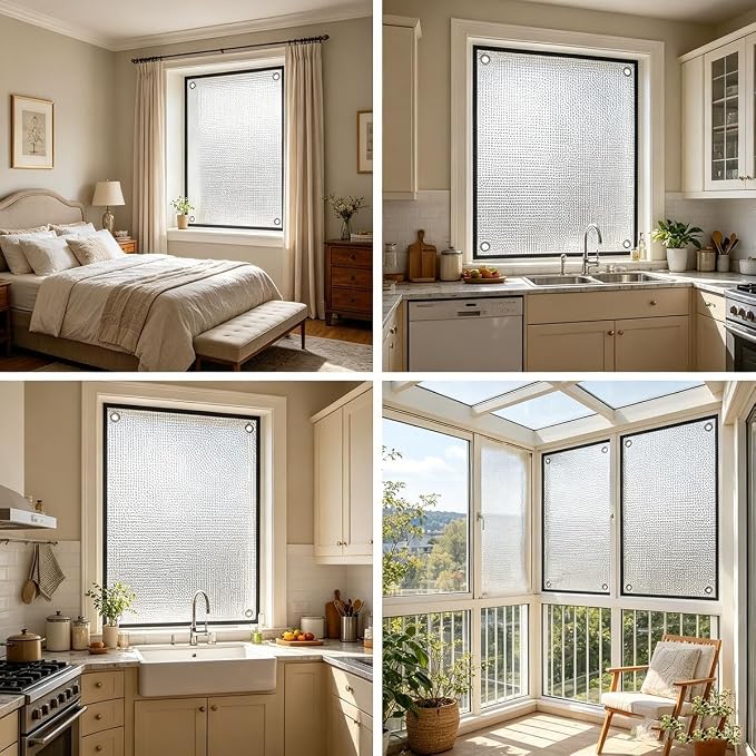 Reflective Window Film Insulation Roll, Aluminum Foil Bubble Insulation Sheet - Image 3