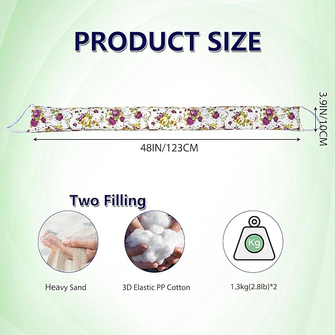 2 PCS 48 inch Door Draft Stopper - Image 2