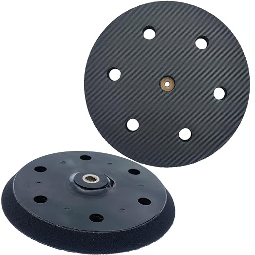 2 Pack 9 inch 6 Hole Hook and Loop Replacement Backing Pad by HDongany