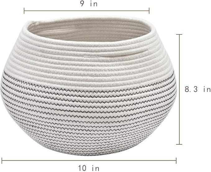 Goodpick Round Woven Rope Storage Basket - Image 3